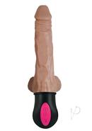Natural Realskin Hot Cock 2 Rechargeable Warming Dildo With...