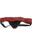 Rouge Leather Jock Strap - Small - Red/black